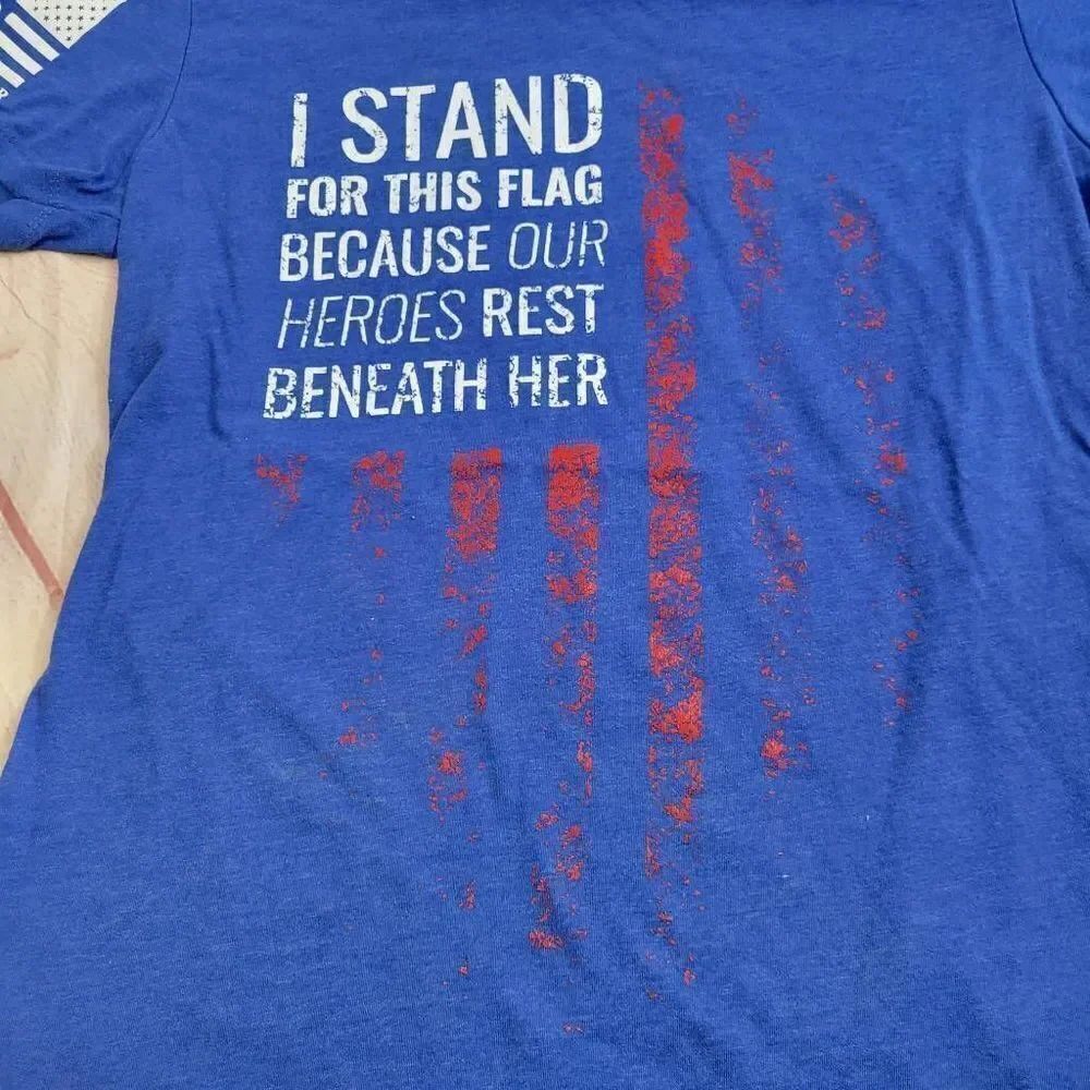 Next Level patriotic shirt L - Picture 3 of 5